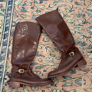 Tory Burch leather boots